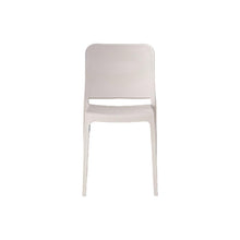 Set de 2 Sillas Triveca, Blanco, con Espaldar Cerrado y Diseño Minimalista