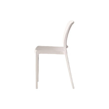 Set de 6 Sillas Triveca, Blanco, con Espaldar Cerrado y Diseño Minimalista