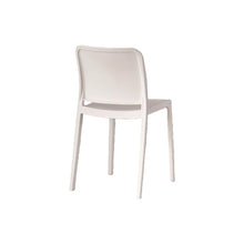 Set de 2 Sillas Triveca, Blanco, con Espaldar Cerrado y Diseño Minimalista