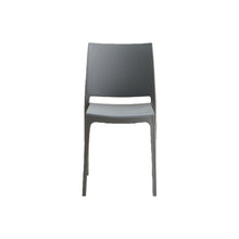 Set de 6 Sillas Soho, Gris Oscuro, con Espaldar Cerrado y Diseño Minimalista