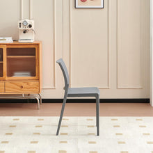 Set de 6 Sillas Soho, Gris Oscuro, con Espaldar Cerrado y Diseño Minimalista