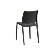 Set de 6 Sillas Soho, Negro, con Espaldar Cerrado y Diseño Minimalista