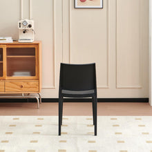 Set de 6 Sillas Soho, Negro, con Espaldar Cerrado y Diseño Minimalista