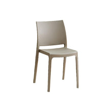 Set de 2 Sillas Soho, Taupe, con Espaldar Cerrado y Diseño Minimalista