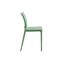 Set de 2 Sillas Soho, Verde, con Espaldar Cerrado y Diseño Minimalista