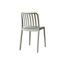 Set de 2 Sillas Brooklyn, Gris Oscuro, con Espaldar en Rayas y Diseño Minimalista