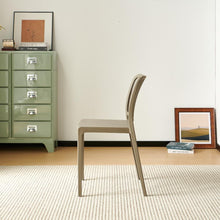 Set de 6 Sillas Brooklyn, Taupe, con Espaldar en Rayas y Diseño Minimalista