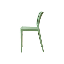 Set de 6 Sillas Brooklyn, Verde, con Espaldar en Rayas y Diseño Minimalista