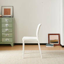 Set de 6 Sillas Bronx , Blanco, con Espaldar en Cuadrados y Diseño Minimalista