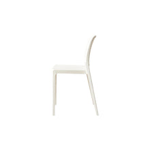 Set de 4 Sillas Bronx , Blanco, con Espaldar en Cuadrados y Diseño Minimalista