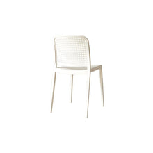 Set de 6 Sillas Bronx , Blanco, con Espaldar en Cuadrados y Diseño Minimalista