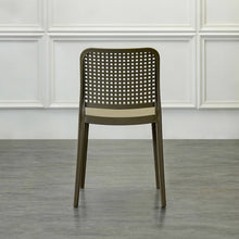 Silla Bronx , Taupe, con Espaldar en Cuadrados y Diseño Minimalista