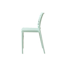 Set de 2 Sillas Harlem, Azul Claro, con Espaldar en Forma de Árbol y Diseño Minimalista