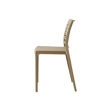 Set de 2 Sillas Harlem, Taupe, con Espaldar en Forma de Árbol y Diseño Minimalista