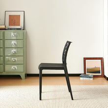 Set de 4 Sillas Harlem, Negro, con Espaldar en Forma de Árbol y Diseño Minimalista