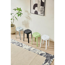 Butaco Apilable Maison, Color Verde Oliva, Diseño Moderno