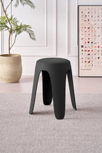 Butaco Con Cojin Else, Color Negro, Diseño Moderno incluye cojín