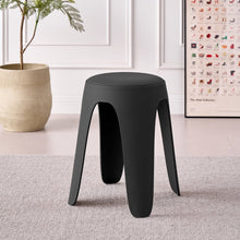 Butaco con Cojín Else, Color Negro, Diseño Moderno Incluye Cojín