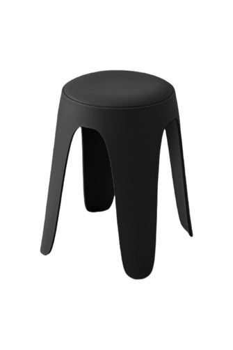 Butaco Con Cojin Else, Color Negro, Diseño Moderno incluye cojín X2
