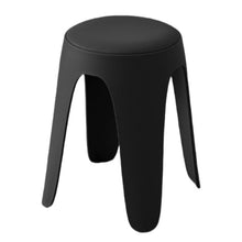 Set de 2 Butacos con Cojín Else, Color Negro, Diseño Moderno Incluye Cojín