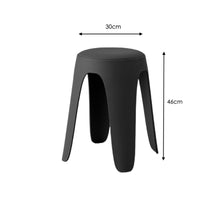 Butaco Con Cojin Else, Color Negro, Diseño Moderno incluye cojín X4