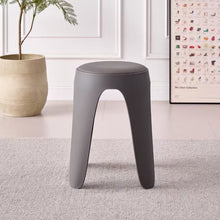 Butaco con Cojín Else, Color Gris Oscuro, Diseño Moderno Incluye Cojín