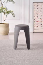 Butaco Con Cojin Else, Color Gris Oscuro, Diseño Moderno incluye cojín X4