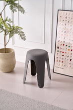 Butaco Con Cojin Else, Color Gris Oscuro, Diseño Moderno incluye cojín X4