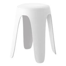 Set de 4 Butacos con Cojín Else, Color Blanco, Diseño Moderno Incluye Cojín