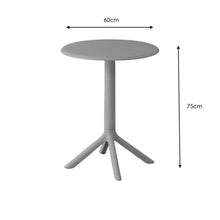 Combo Core, Incluye Mesa Redonda y 4 Sillas en Color Taupe