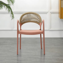 Silla Daytona, Salmón, con Espaldar, Reposa Brazos y Diseño Minimalista