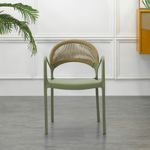 Silla Daytona, Verde Claro, con Espaldar, Reposa Brazos y Diseño Minimalista