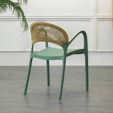 Silla Daytona, Verde, con Espaldar, Reposa Brazos y Diseño Minimalista