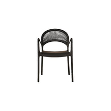 Set de 6 Sillas Daytona, Negro, con Espaldar, Reposa Brazos y Diseño Minimalista