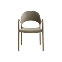 Set de 2 Sillas Bremen, Taupe, con Espaldar, Reposa Brazos y Diseño Minimalista