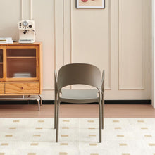 Set de 6 Sillas Bremen, Taupe, con Espaldar, Reposa Brazos y Diseño Minimalista