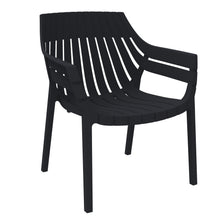 Set de 2 Sillas con Brazos Arena, Negro, con Espaldar y Diseño Moderno
