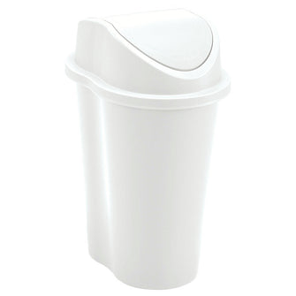 Papelera Style Tapa Vaiven 5 Litros Blanco