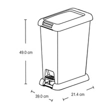 Basurero Pedal 20 Litros Wengue