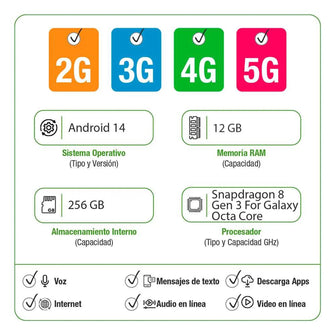 Celular Samsung Galaxy S24 Ultra 5G 6.8" 256Gb, Color Amarillo Titanio