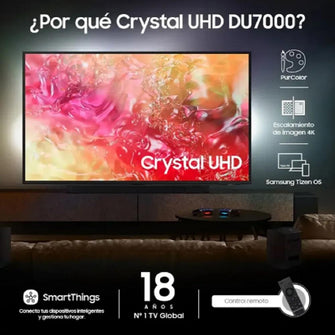 Televisor Samsung 43 pulgadas, 4K y UHD, Negro