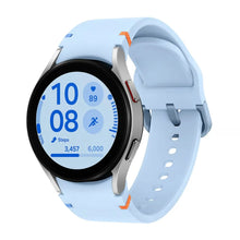 Reloj Samsung Galaxy Watch Fe 40 Mm Contorno Plateado, Color Azul