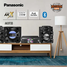 Equipo Minicomponente Panasonic AKX930 , Color Negro