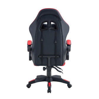 Silla Gamer Yekson, Negro y Rojo, con Cómodo Espaldar y Rodachines