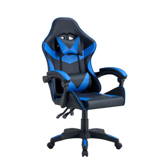 Combo para Oficina Bel, Azul y negro, Incluye Silla y Escritorio Gamer