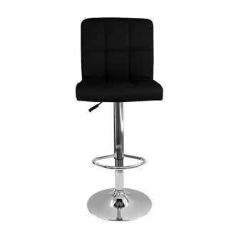 Silla Acolchada Tipo Bar - Negra