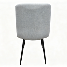 Set de 4 Sillas de Comedor Sorrento, Gris Claro, con Espaldar y Diseño Moderno