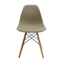 Silla Eames Patas En Madera para comerdor, sala, restaurante - Beige