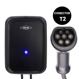 Cargador De Pared Para Carros Eléctricos Tipo Europeo (T2) F2 220V 7,5kW