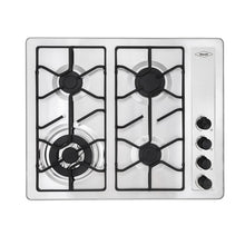 Estufa de empotrar inox 66X54 cm triple corona a gas natural Haceb